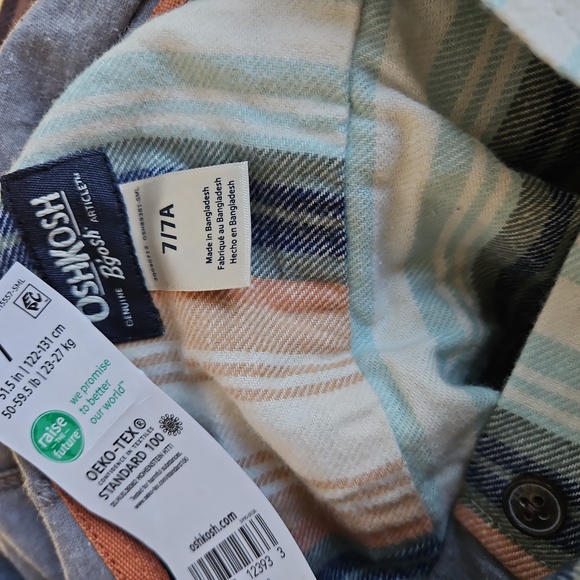 Nwt Oshkosh children's shirt Size 7 - Picture 7 of 7